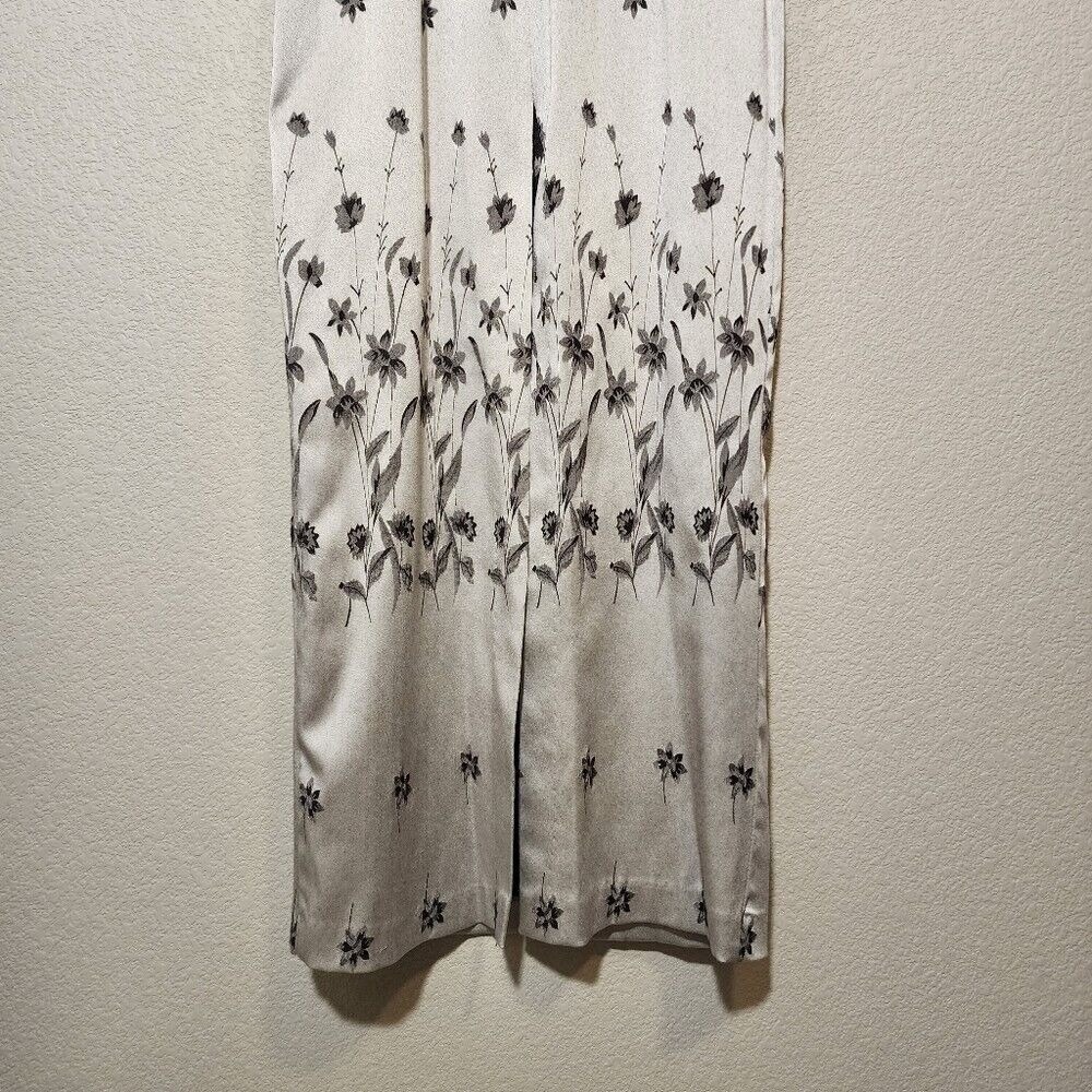 HARLOW NITES VINTAGE 90s Silver Bodycon‎ Maxi Dress Y2K Glam Size L - Picture 9 of 9